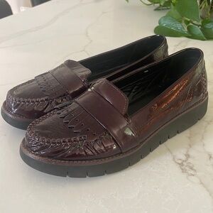 GEOX RESPIRA PATENT LEATHER LOAFERS